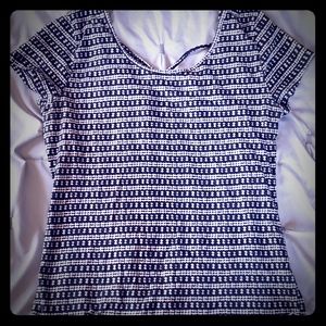 Map to mars  tee shirt with criss cross back